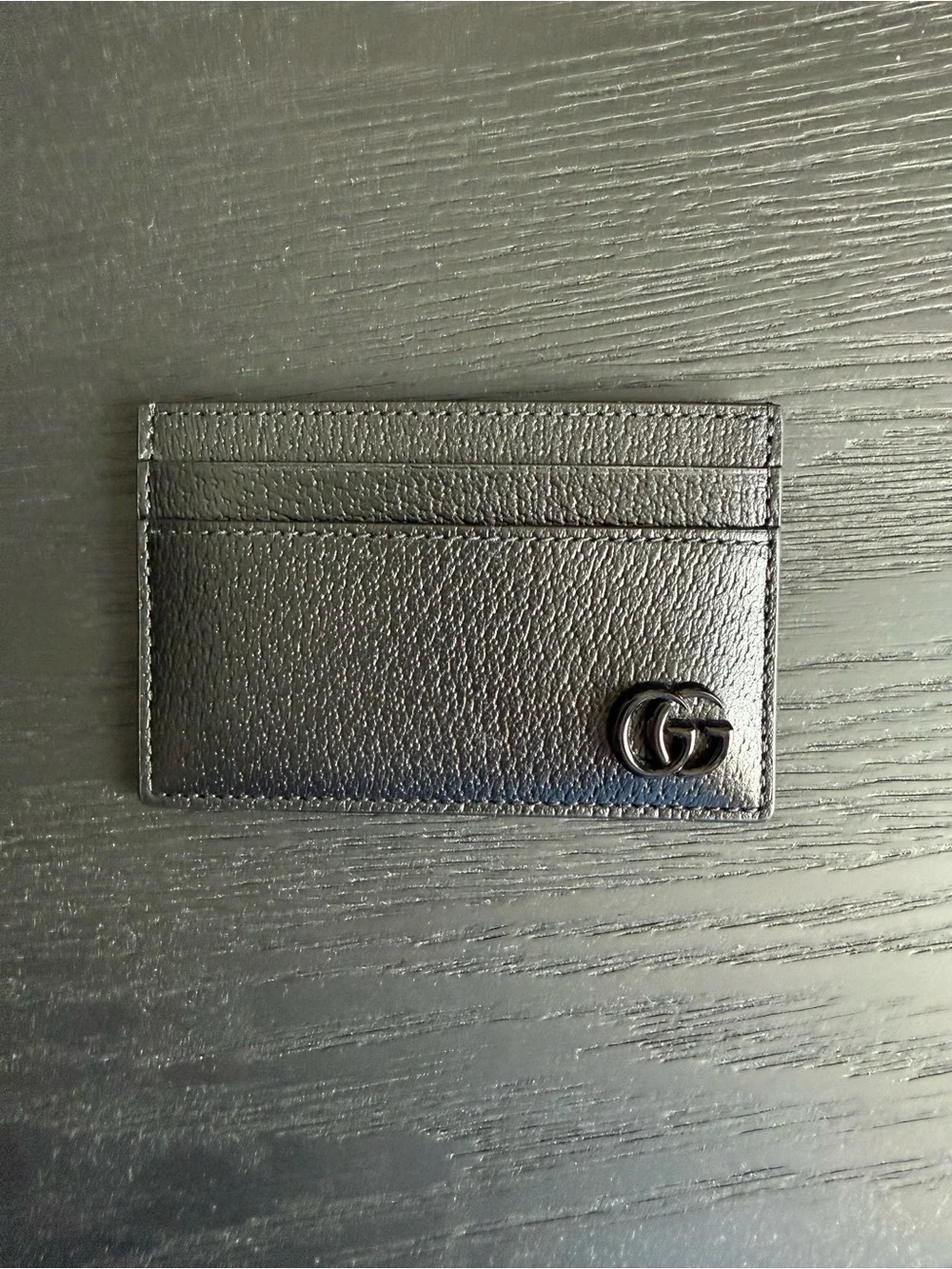 NWT Gucci Marmont Black Leather Card Case
